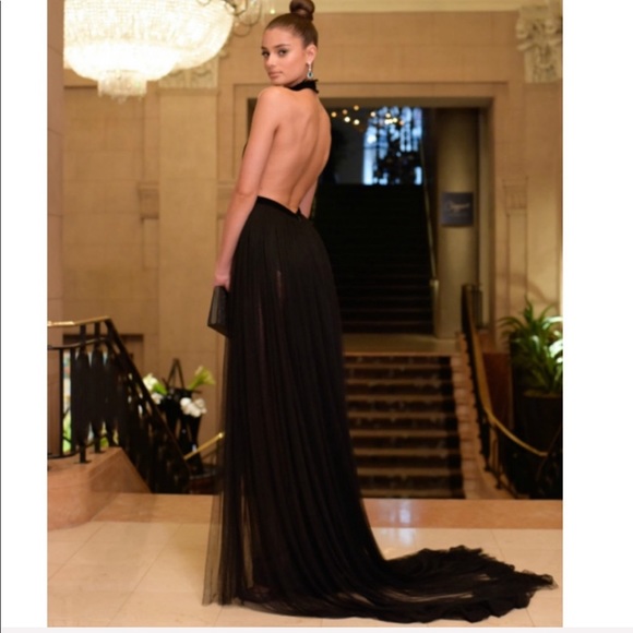 TopShop Taylor Halter Maxi Dress - Picture 8 of 8